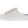 Sperry Womens Crest Vibe Mule Sneaker, White Canvas, 11 M
