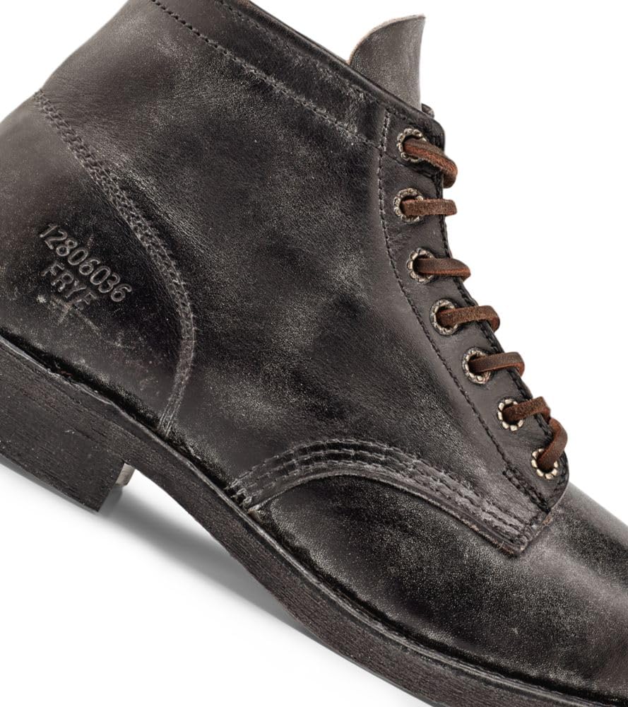 Frye Men's Prison Lace-Up Boot, Black - 12 M