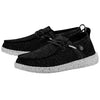 HEYDUDE Women's Wendy Halo Black Size 5 | Women's Shoes | Women's Slip On Shoes | Comfortable & Light-Weight