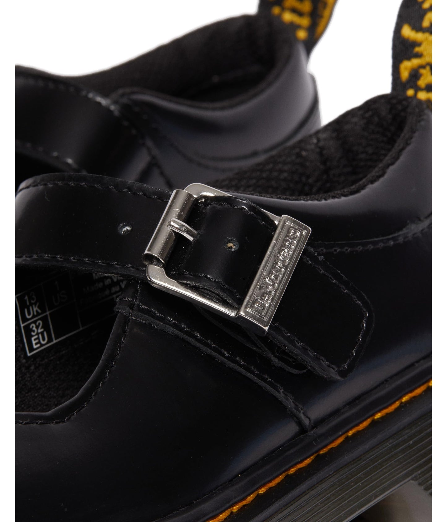 Dr. Martens Kid's Collection MJ Bex (Little Kid/Big Kid) - Shoes for Kids - Leather Upper - Textile Lining Black 13 UK (US 1 Little Kid) M