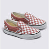 Vans Classic Slip-On (Little Kid) Sneaker, Color Theory Checkerboard Withered Rose, 1 US Unisex