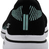 Skechers Women's GO Walk 5-Prized Sneaker, Black/Aqua, 9.5 M US