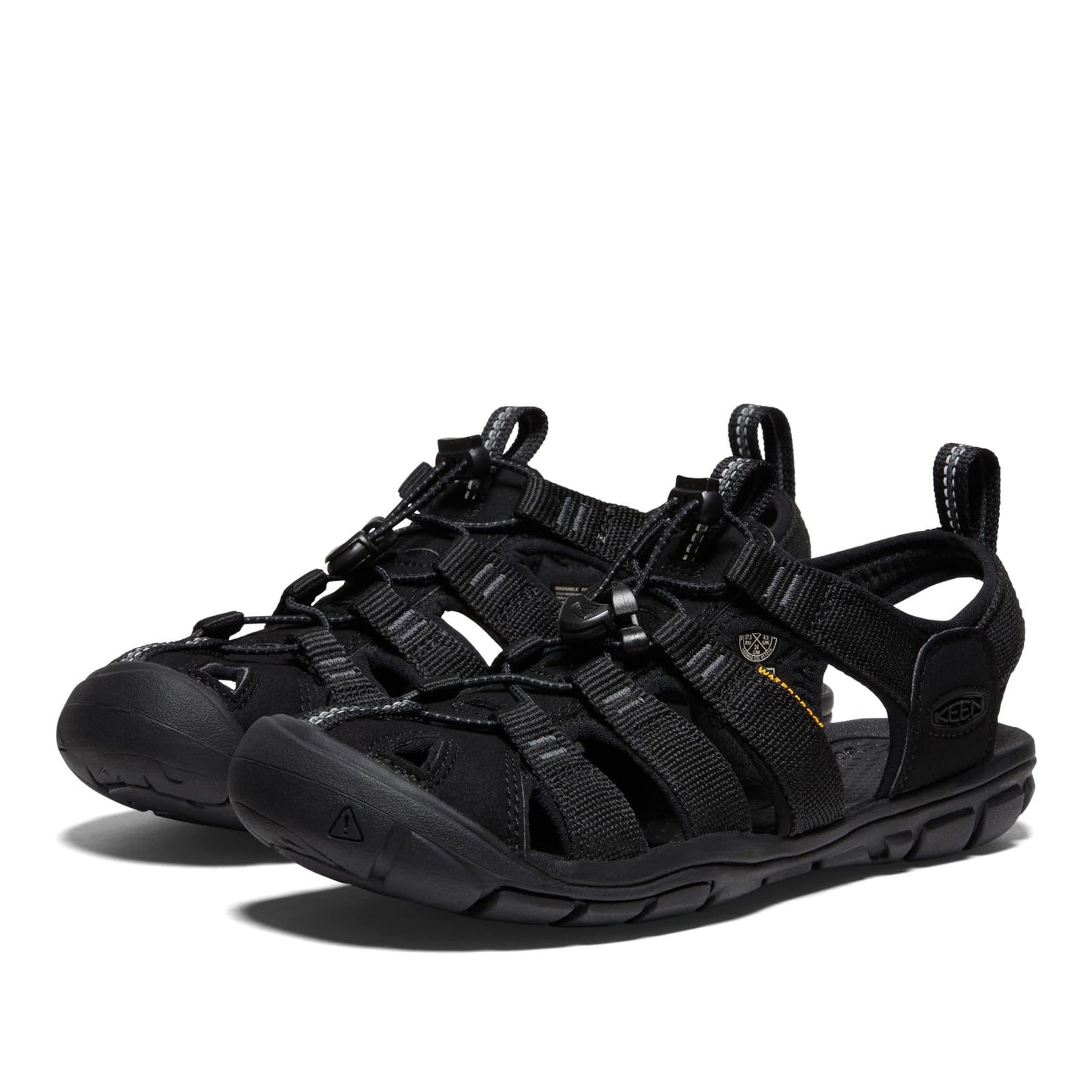 KEEN Women's CLEARWATER CNX Sandal, BLACK/BLACK, 6.5 M US
