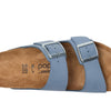 Birkenstock, Women, Papillio by Birkenstock Arizona Platform Sandal - Nubuck, Stone Blue, 6-6.5, Narrow