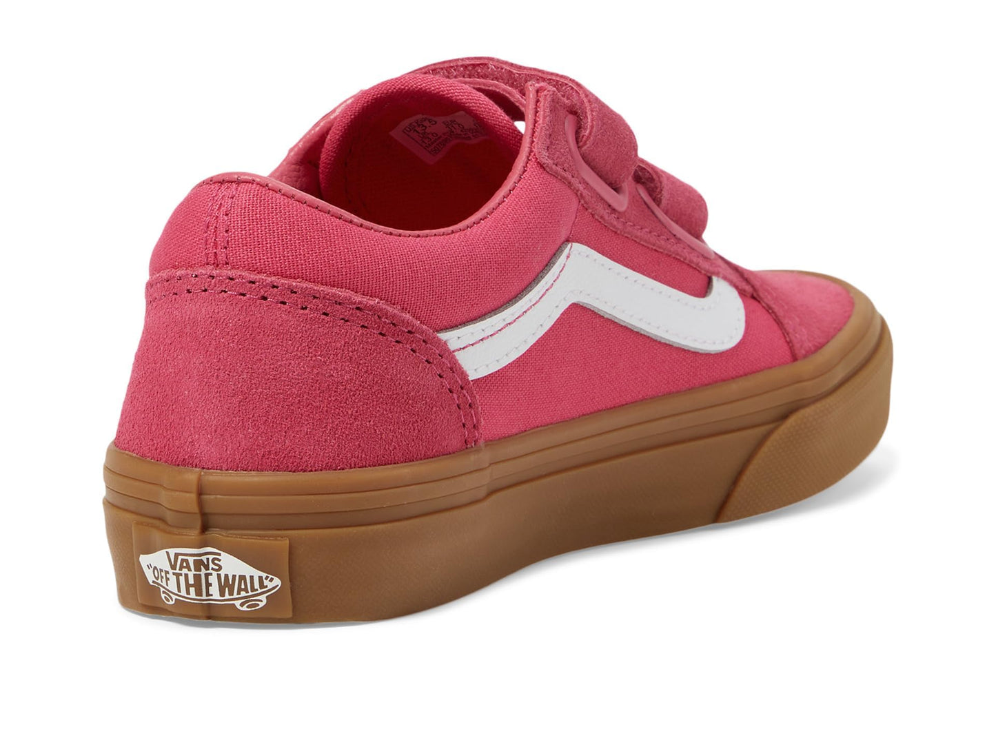 Vans Old Skool V (Little Kid) Sneaker, Gum Pink, 13 US Unisex