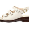 SAS Quatro Adjustable Comfort Sandal Bone 11 W - Wide (C)