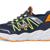 Skechers Kids Boys Turbo Tread Sneaker, Navy/Orange, 10.5, Little Kid