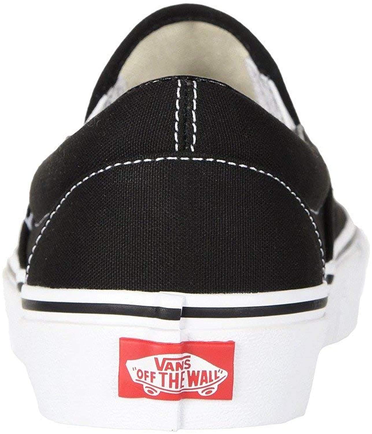 Vans U Classic Slip-On, Unisex-Adult Trainers, Black White, 6.5 UK Narrow