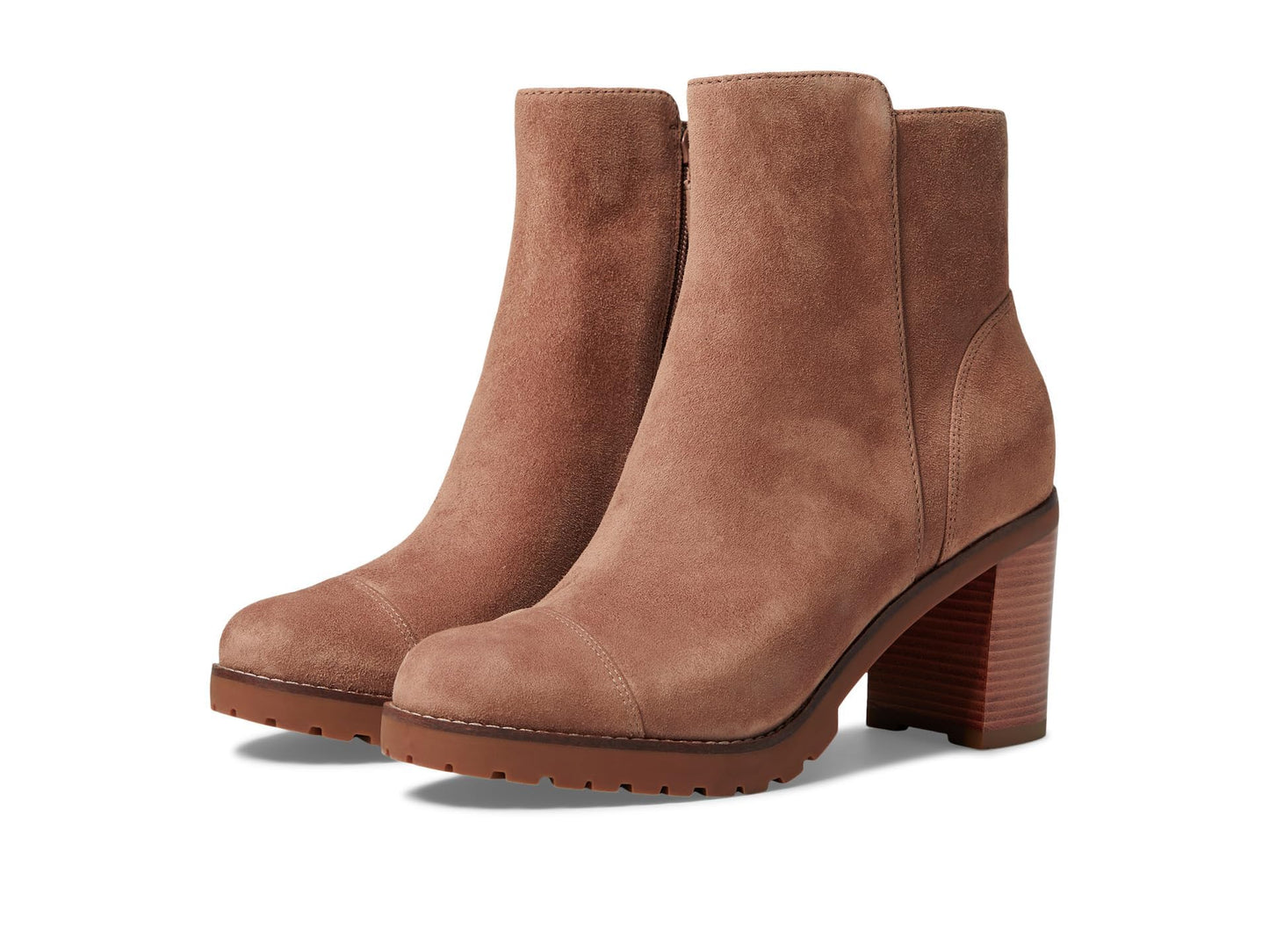Cole Haan Foster Inside Zip Bootie 80 mm Light Whiskey Suede 11 B (M)