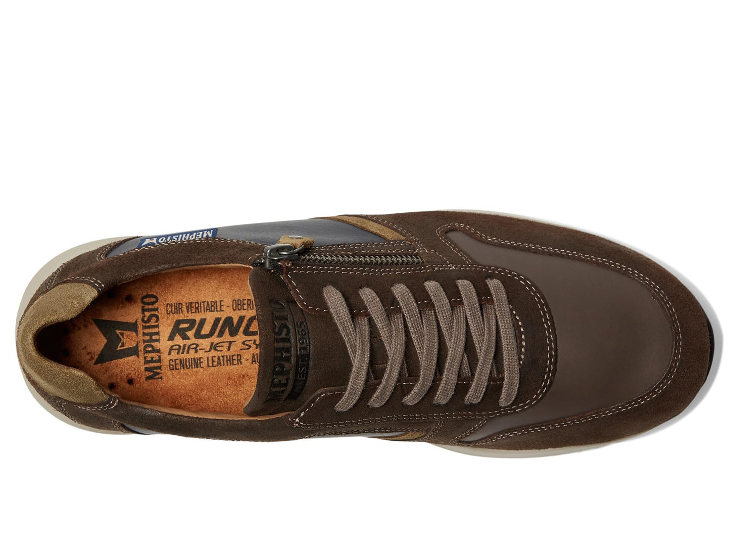 Mephisto Mens Dino, Walnut, 10 Medium