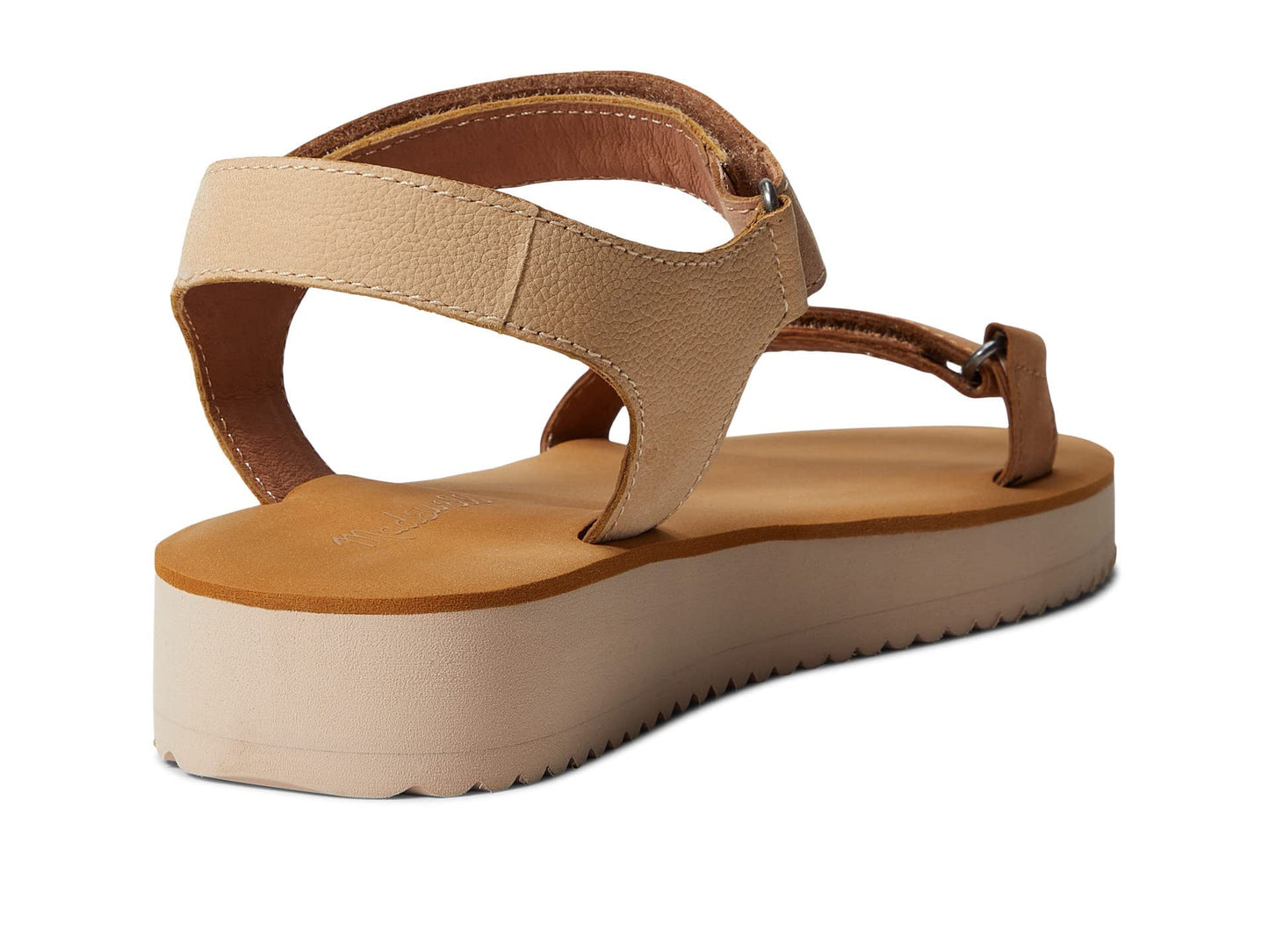 Madewell The Maggie Sandal in Colorblock Sandstone Multi 8 M