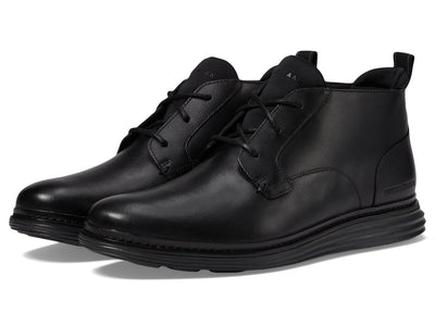 Cole Haan Men's Originalgrand Chukka Boot, Black/Black Waterproof, 13 Wide