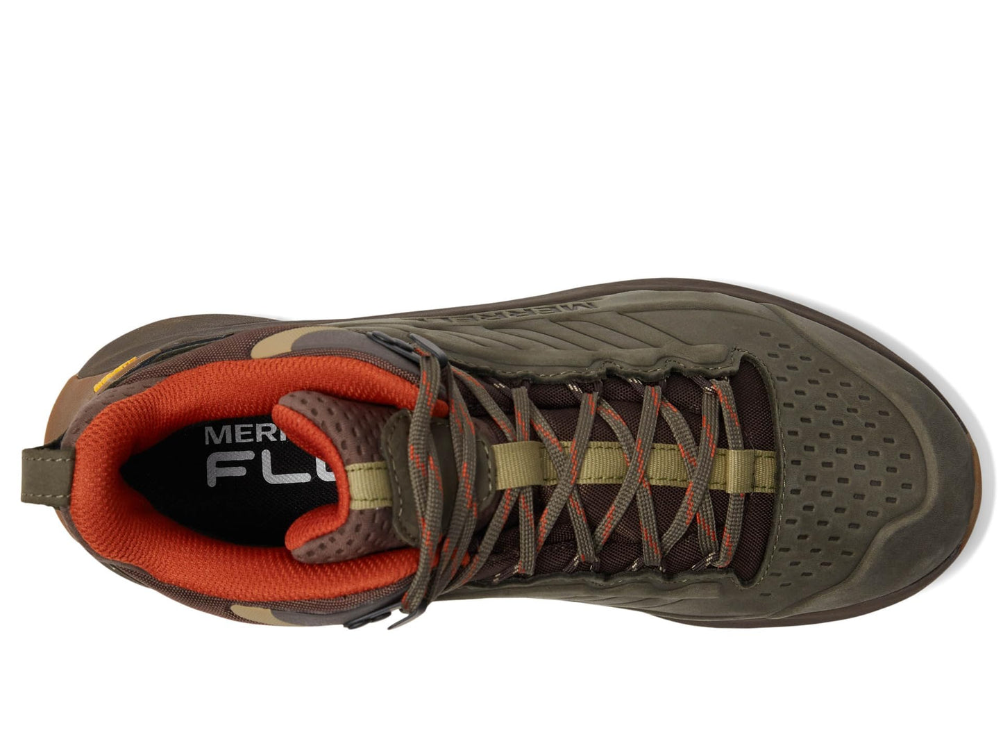 Merrell Men's Moab Speed 2 Leather Mid Waterproof Hiking Boot Olive 15.0 Medium
