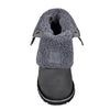 Carhartt Women's Waterproof 8" Sherpa Lined Fold Down Winter Wedge Boot, Dark Grey - 11 M