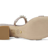 Stuart Weitzman Goldie 60 Block Slide Poudre 9.5 B