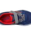Saucony Cohesion 14 Alternative Closure Running Shoe, NAVY/RED, 5 Wide US Unisex Big_Kid