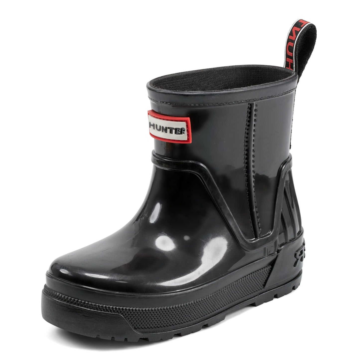 Hunter Kids Grace Waterproof, Black, 3 Big Kid