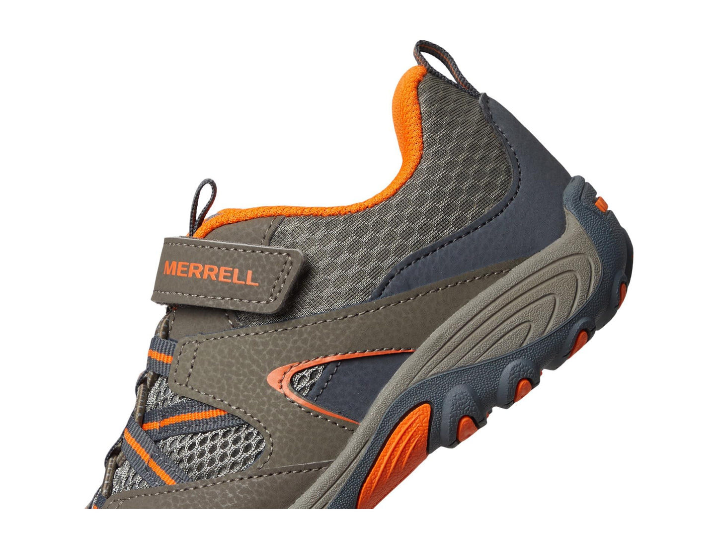 Merrell Boy's Trail Chaser Shoe, Gunsmoke/Orange, 1.5 Medium US Little Kid