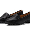 Marc Joseph New York Union Golf Loafers for Women – Leather Upper, Insole, Lining – Synthetic Outsole Black Grainy 11 M
