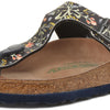 Birkenstock Women's Gizeh Sandal, Watercolor Flower Navy Veg, 7.5 UK
