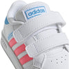 adidas Baby Girl's Breaknet (Toddler) White/Acid Red/Sky Rush 10 Toddler M