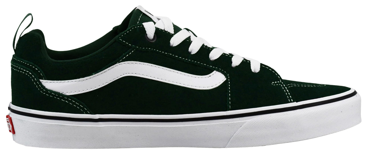 Vans Men's Filmore Sneaker, Suede Scarab/White, 10.5 M US