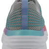Skechers Women's Max Cushioning Elite-Brilliant Sneaker, Grey/Mint, 8.5 M US