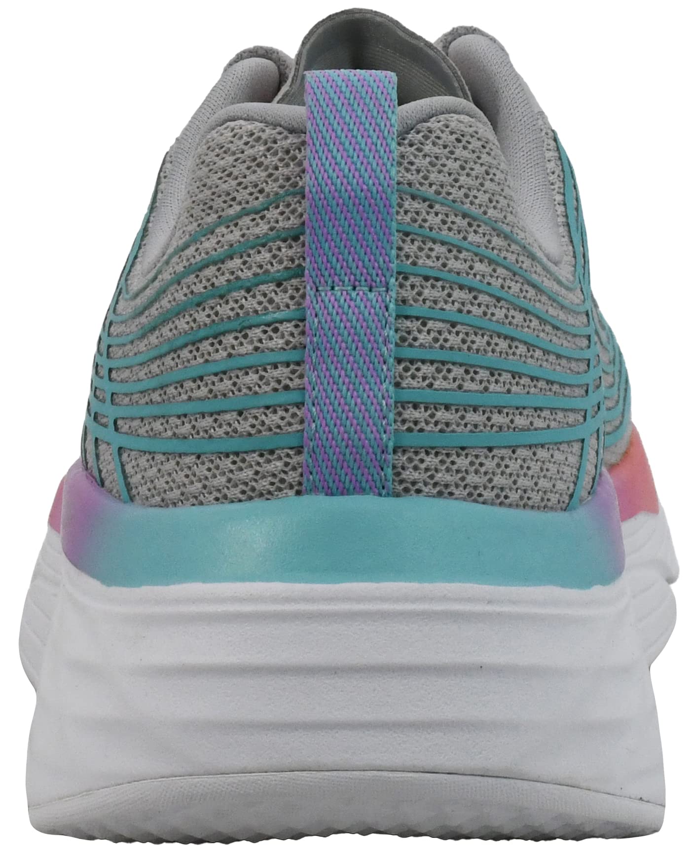 Skechers Women's Max Cushioning Elite-Brilliant Sneaker, Grey/Mint, 8.5 M US