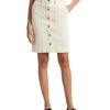 Lauren Ralph Lauren Denim Pencil Mini Skirt Mascarpone Cream Wash 16
