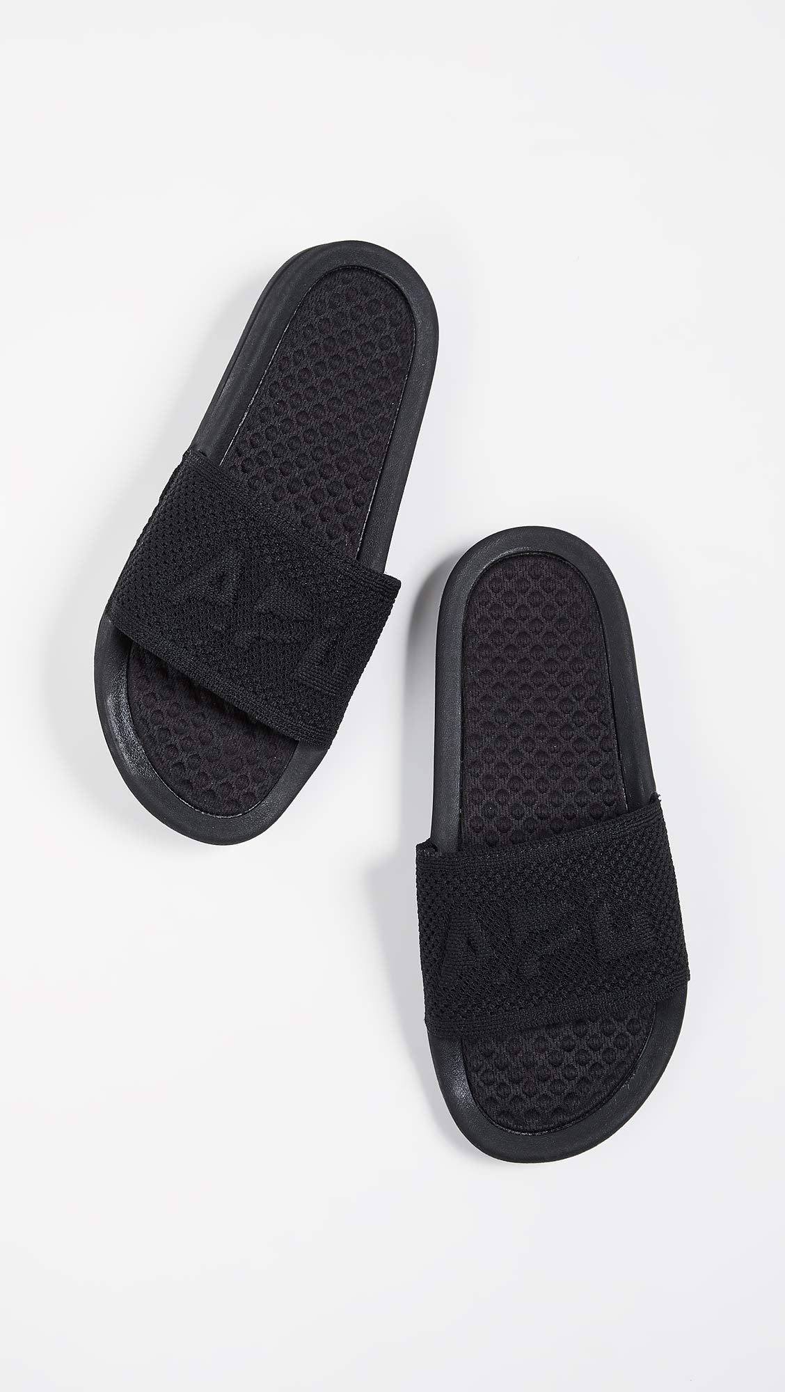 Athletic Propulsion Labs (APL) Big Logo Techloom Slide Black 5 B (M)