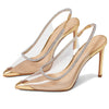 SCHUTZ Audrey Ouro Claro Orchid/Transparente/Cristal 9 M