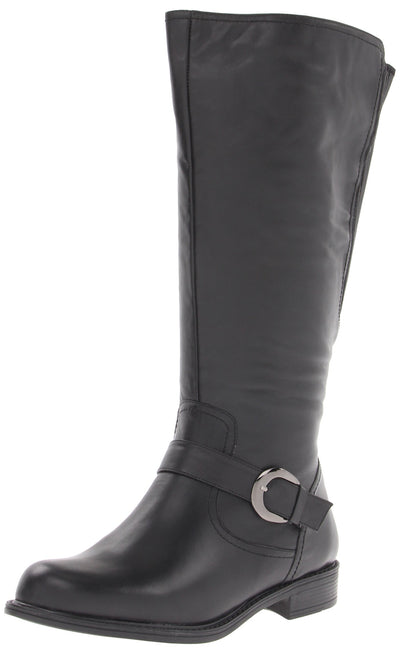 David Tate Women's Branson - Extra Wide Shaft Black Boot 9.5 WW (EE)