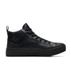 Converse, Unisex, Chuck Taylor All Star Malden Street Mid Top Boots, Black/Black/Black, Men's 6.5, Women's 8.5, Medium