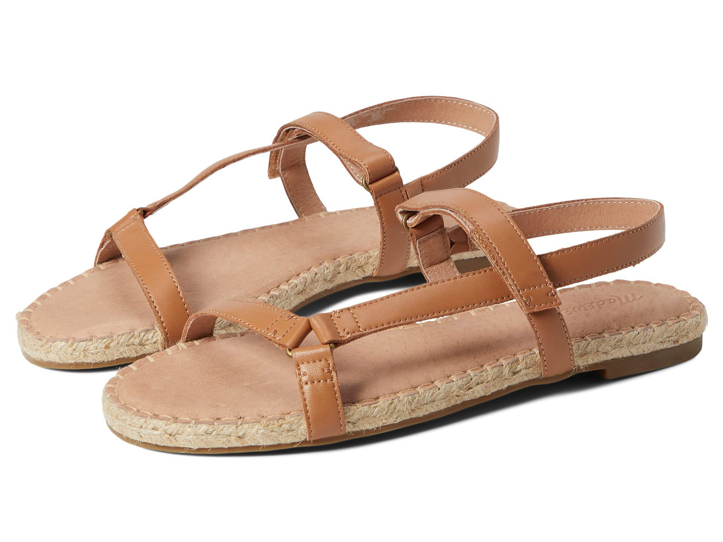 Madewell Beatrice Hook-and-Loop Espadrille Desert Camel 6 M