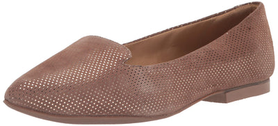 Trotters Harlowe Taupe Dot Suede 6.5 W (D)