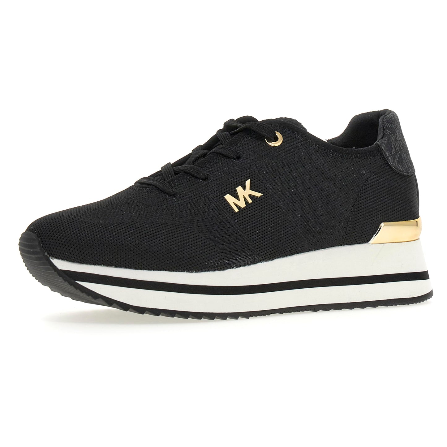 Michael Kors Monique Knit Trainer Black 9 M