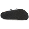 Birkenstock Women's Flip Flops, Silver Birko-Flor&Trade, 9, Silver Birko-flor™