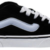 Vans Women's Caldrone Sneaker, Suede/Mesh Black/Light Blue, 7 M US