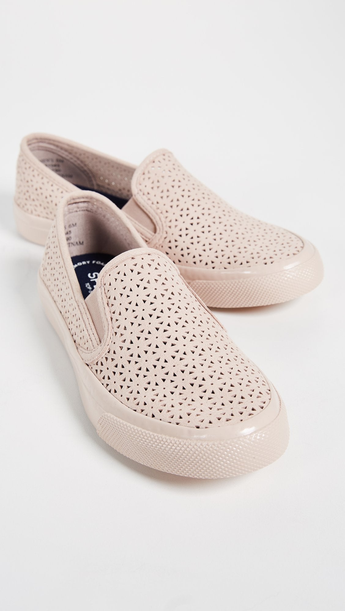 Sperry Top-Sider Women's Seaside Nautical Perf Shoe, Rose, 9 Medium US