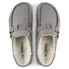 Birkenstock Women's, Buckley Shearling Clog - Narrow Width Stone Coin 37 M