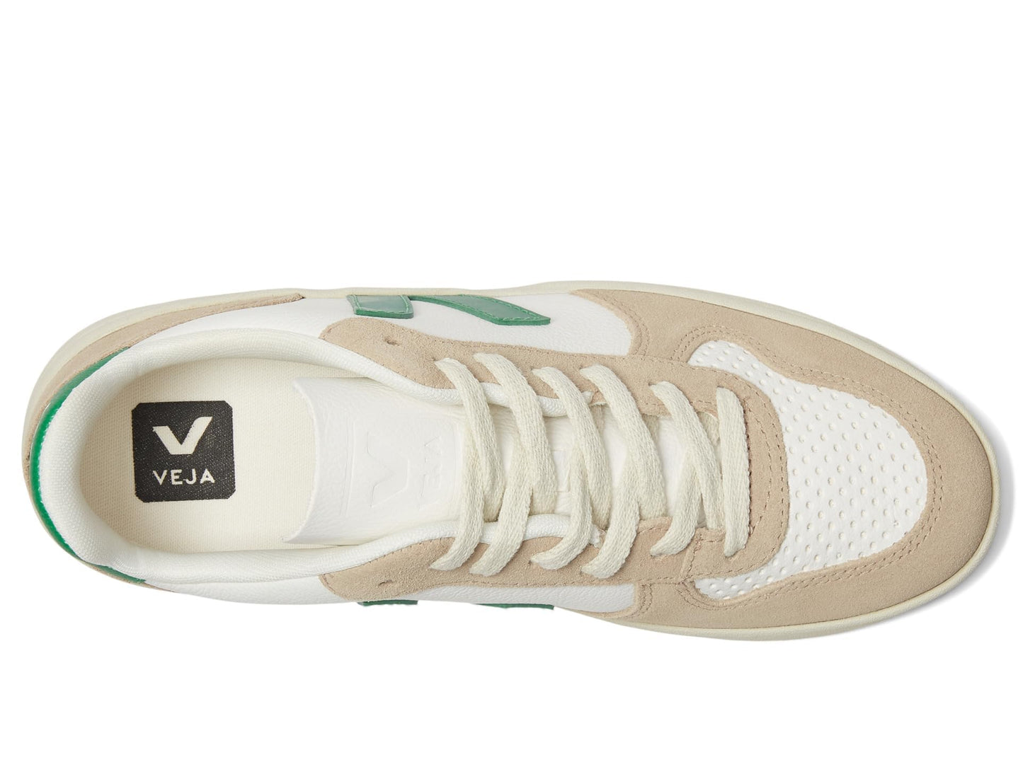 VEJA Women V-10 Extra White/Emeraude/Sahara EU 40 (US Women's 9) Medium