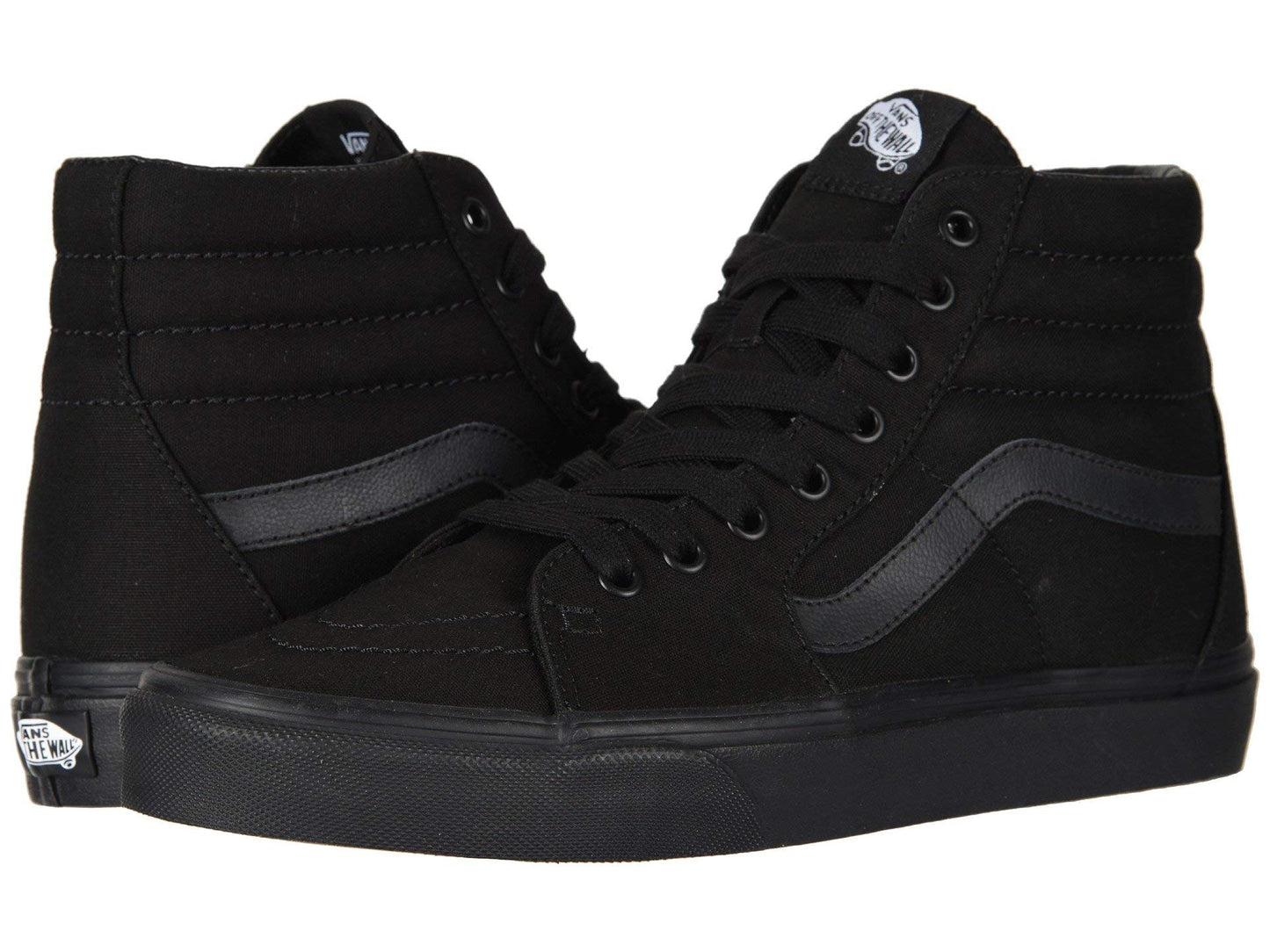 Vans SK8-HI Black-Black,Size 6.5 M US Women / 5 M US Men