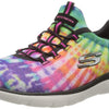 Skechers Women's Sneaker, Black Multi, 10