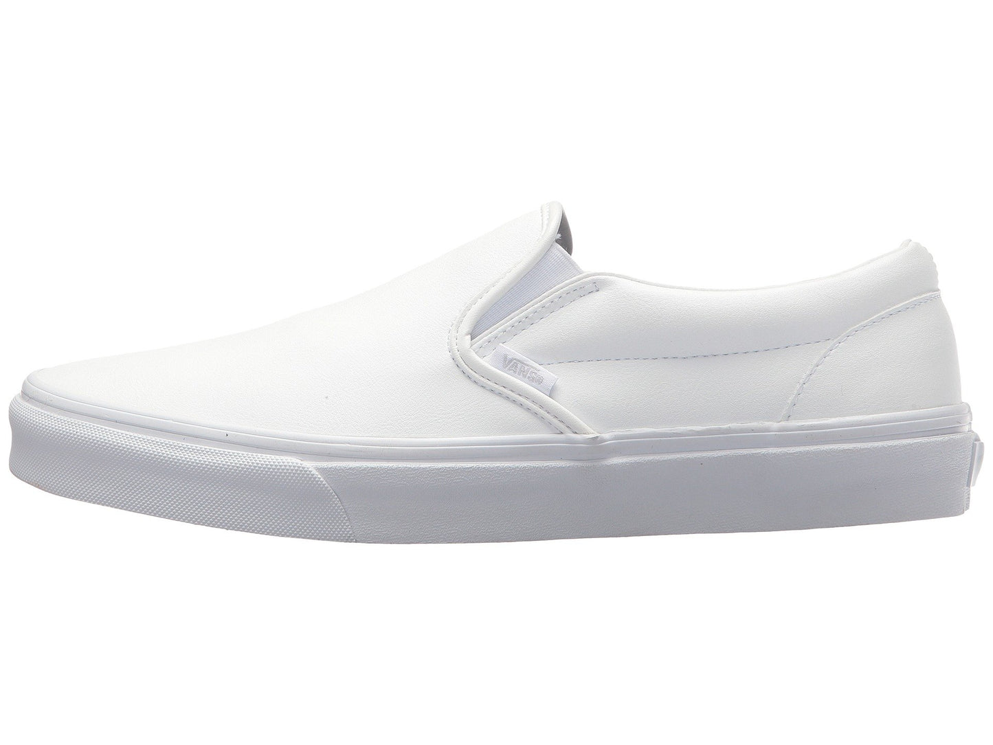 Vans Men's Classic Slip On, (Classic Tumble) True White, Size 10