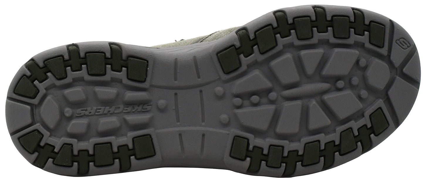 Skechers Men's Creston-Moseco Moccasin, Olive, 11 M US