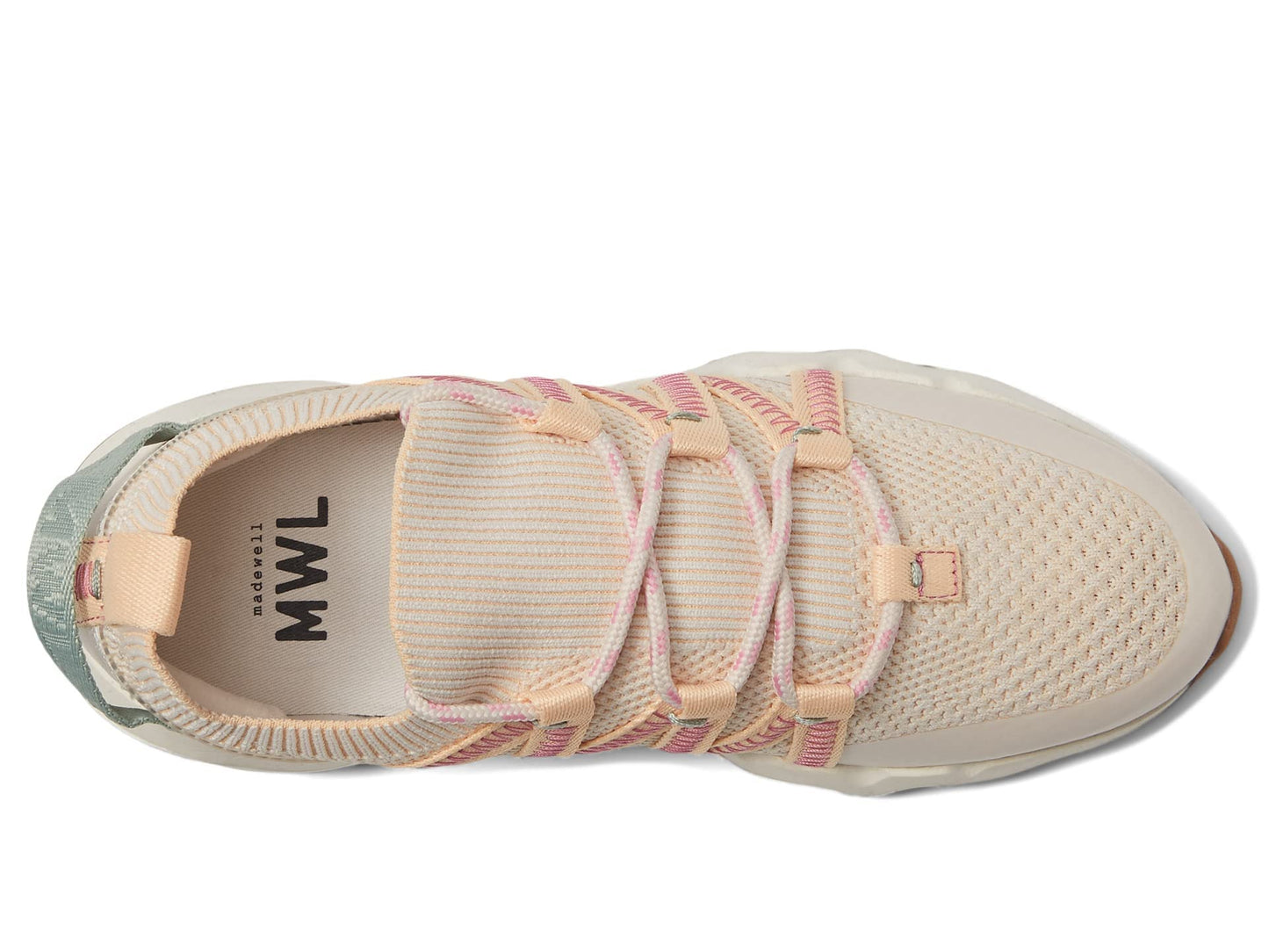 Madewell Field Knit Sneakers Pale Celadon Multi 8.5 M
