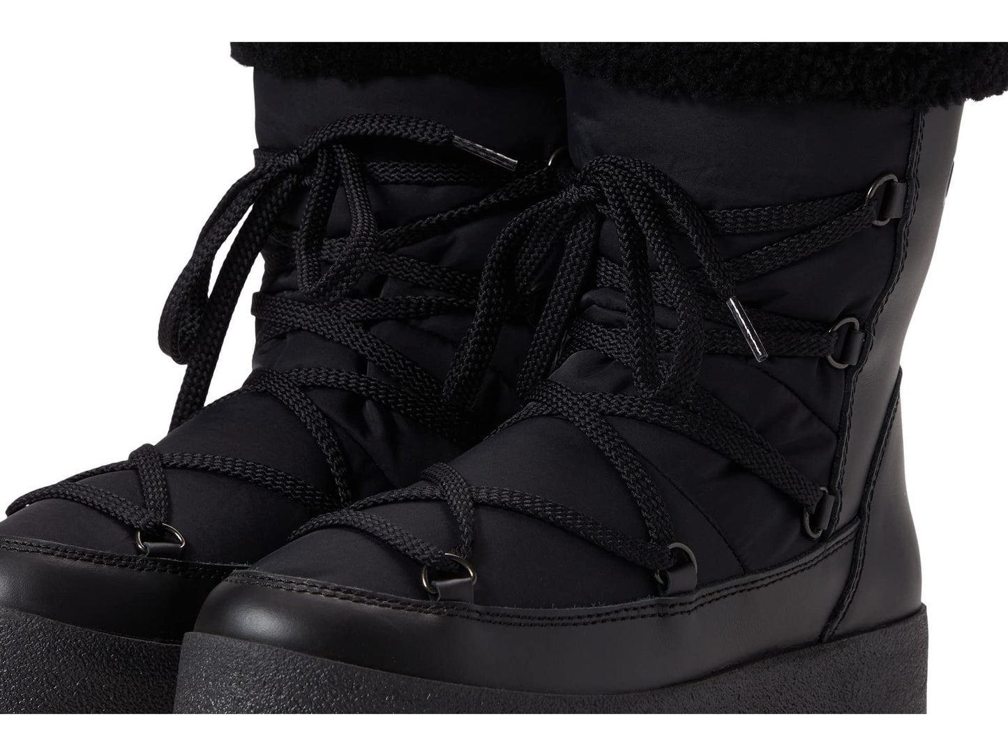 La Canadienne Emery Black Nylon/Leather EU 40 (US Women's 9-9.5) M (B)