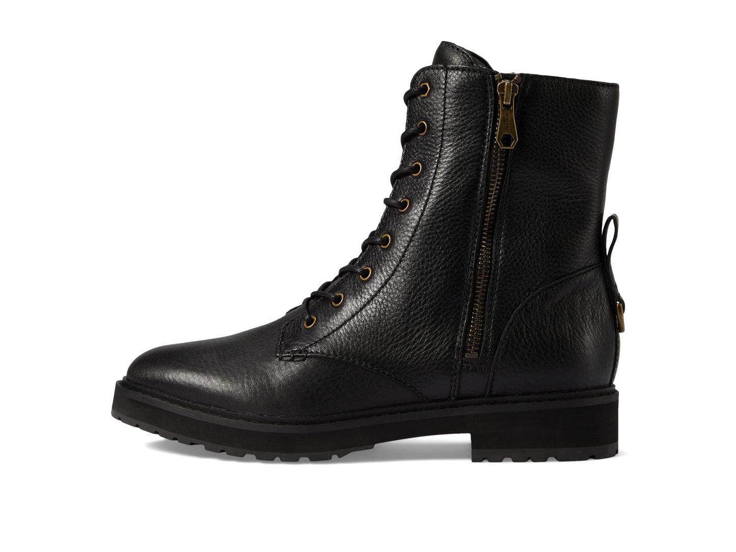 Cole Haan Womens Greenwich Lace Up Bootie, Black Leather Waterproof, 11-B US