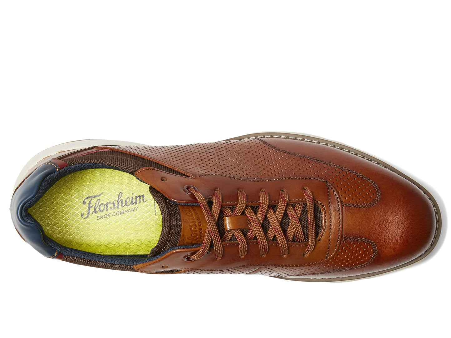 Florsheim Frenzi T-Toe Sneaker Cognac Smooth 11 M (D)