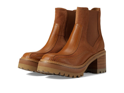 See by Chloe Dayna Ankle Bootie Tan EU 38 (US Women's 8) M